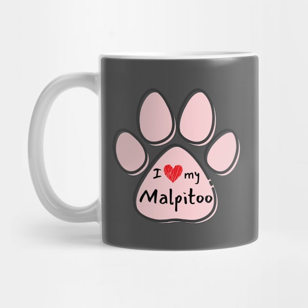 Maltipoo Paw by Mias Pawtique